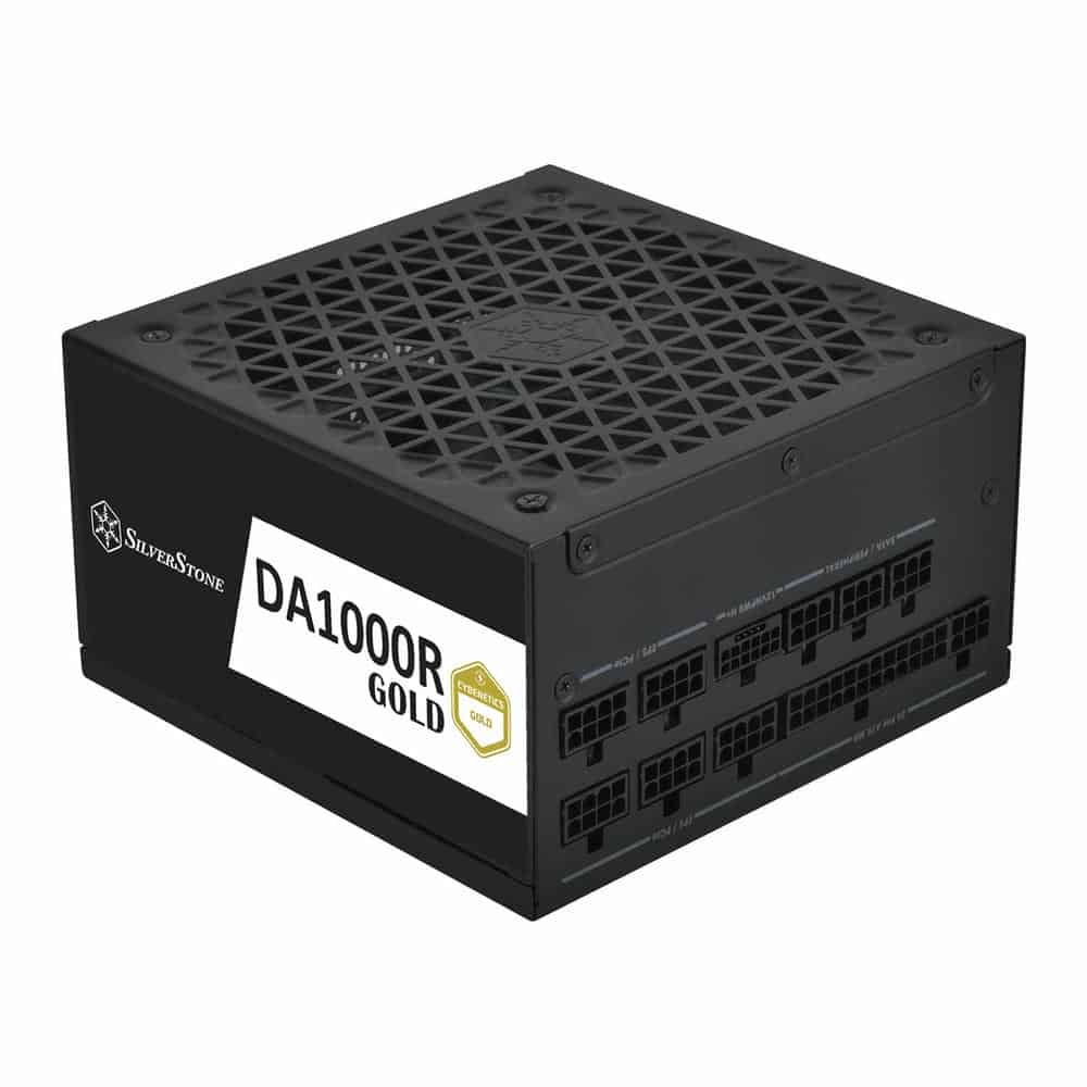 (image for) Silverstone 1000 Watt DA1000R PCIe 5.0 Cybenetics Gold QUIET Full Modular PSU/Power Supply ATX3.0